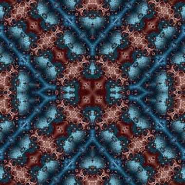 Kusursuz desenli soyut kare. Soyut arkaplan. Doku yaratıcı modern kaleydoskop