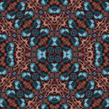 Kusursuz desenli soyut kare. Soyut arkaplan. Doku yaratıcı modern kaleydoskop