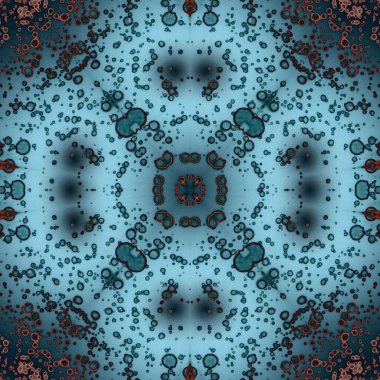 Kusursuz desenli soyut kare. Soyut arkaplan. Doku yaratıcı modern kaleydoskop