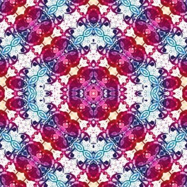 Kusursuz desenli soyut kare. Soyut arkaplan. Doku yaratıcı modern kaleydoskop