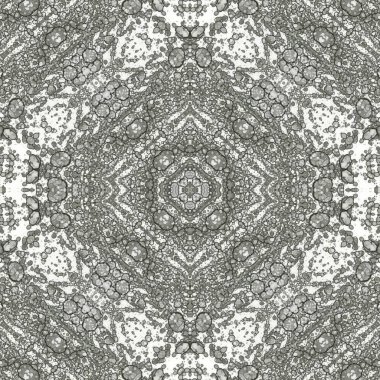 Kusursuz desenli soyut kare. Soyut arkaplan. Doku yaratıcı modern kaleydoskop