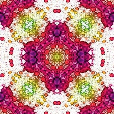 Kusursuz desenli soyut kare. Soyut arkaplan. Doku yaratıcı modern kaleydoskop