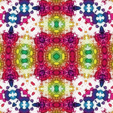 Kusursuz desenli soyut kare. Soyut arkaplan. Doku yaratıcı modern kaleydoskop