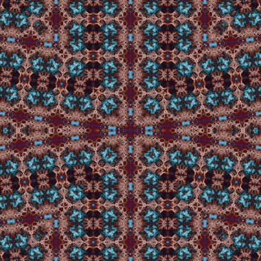 Kusursuz desenli soyut kare. Soyut arkaplan. Doku yaratıcı modern kaleydoskop