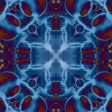 Kusursuz desenli soyut kare. Soyut arkaplan. Doku yaratıcı modern kaleydoskop