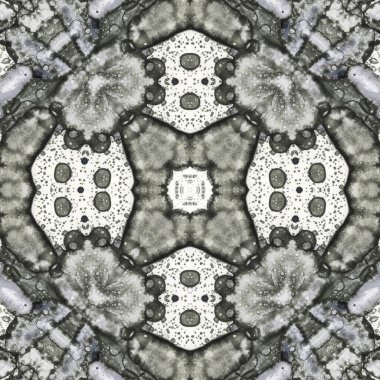 Kusursuz desenli soyut kare. Soyut arkaplan. Doku yaratıcı modern kaleydoskop