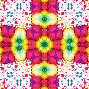 Kusursuz desenli soyut kare. Soyut arkaplan. Doku yaratıcı modern kaleydoskop