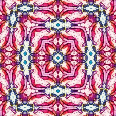 Kusursuz desenli soyut kare. Soyut arkaplan. Doku yaratıcı modern kaleydoskop