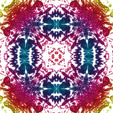 Kusursuz desenli soyut kare. Soyut arkaplan. Doku yaratıcı modern kaleydoskop