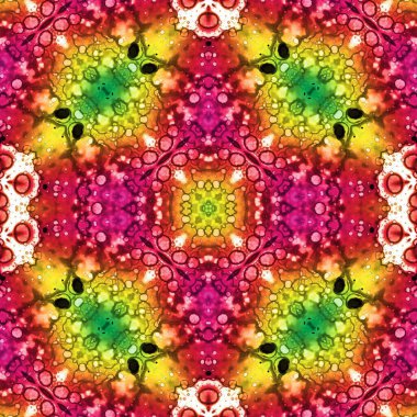 Kusursuz desenli soyut kare. Soyut arkaplan. Doku yaratıcı modern kaleydoskop