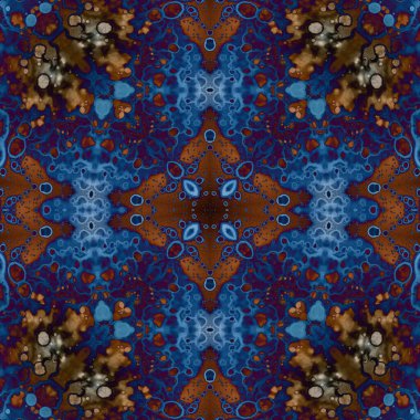 Kusursuz desenli soyut kare. Soyut arkaplan. Doku yaratıcı modern kaleydoskop