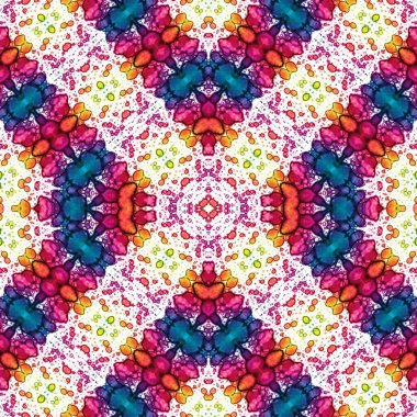 Kusursuz desenli soyut kare. Soyut arkaplan. Doku yaratıcı modern kaleydoskop