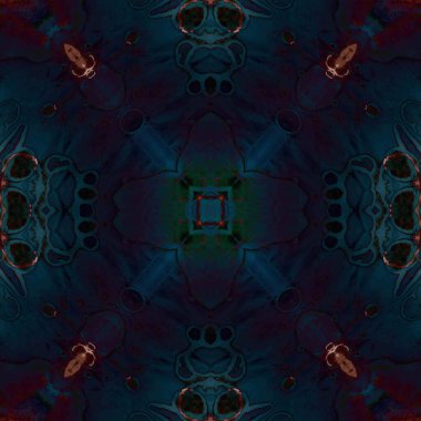 Kusursuz desenli soyut kare. Soyut arkaplan. Doku yaratıcı modern kaleydoskop