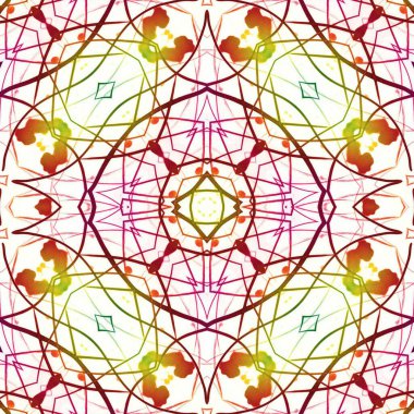 Kusursuz desenli soyut kare. Soyut arkaplan. Doku yaratıcı modern kaleydoskop