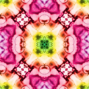 Kusursuz desenli soyut kare. Soyut arkaplan. Doku yaratıcı modern kaleydoskop