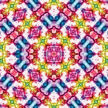 Kusursuz desenli soyut kare. Soyut arkaplan. Doku yaratıcı modern kaleydoskop