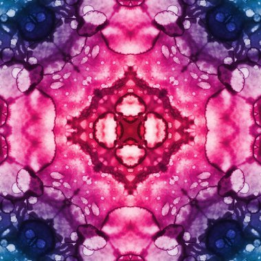 Kusursuz desenli soyut kare. Soyut arkaplan. Doku yaratıcı modern kaleydoskop