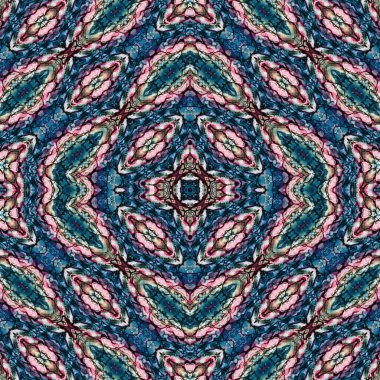 Kusursuz desenli soyut kare. Soyut arkaplan. Doku yaratıcı modern kaleydoskop