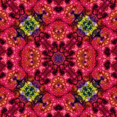 Kusursuz desenli soyut kare. Soyut arkaplan. Doku yaratıcı modern kaleydoskop