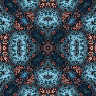 Kusursuz desenli soyut kare. Soyut arkaplan. Doku yaratıcı modern kaleydoskop