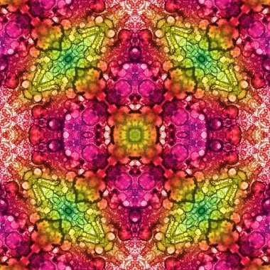 Kusursuz desenli soyut kare. Soyut arkaplan. Doku yaratıcı modern kaleydoskop