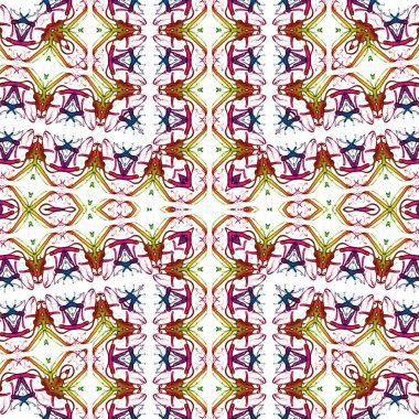 Kusursuz desenli soyut kare. Soyut arkaplan. Doku yaratıcı modern kaleydoskop