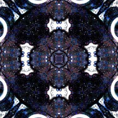 Kusursuz desenli soyut kare. Soyut arkaplan. Doku yaratıcı modern kaleydoskop