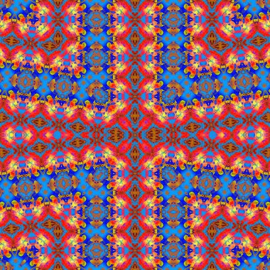 Kusursuz desenli soyut kare. Soyut arkaplan. Doku yaratıcı modern kaleydoskop