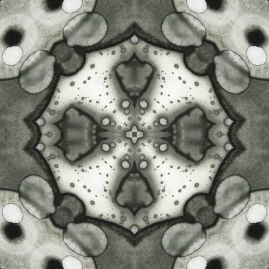 Kusursuz desenli soyut kare. Soyut arkaplan. Doku yaratıcı modern kaleydoskop