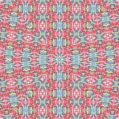 Kusursuz desenli soyut kare. Soyut arkaplan. Doku yaratıcı modern kaleydoskop