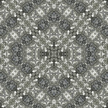 Kusursuz desenli soyut kare. Soyut arkaplan. Doku yaratıcı modern kaleydoskop