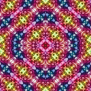 Kusursuz desenli soyut kare. Soyut arkaplan. Doku yaratıcı modern kaleydoskop