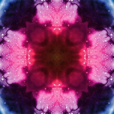 Kusursuz desenli soyut kare. Soyut arkaplan. Doku yaratıcı modern kaleydoskop