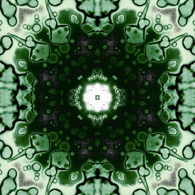 Kusursuz desenli soyut kare. Soyut arkaplan. Doku yaratıcı modern kaleydoskop