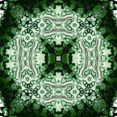 Kusursuz desenli soyut kare. Soyut arkaplan. Doku yaratıcı modern kaleydoskop