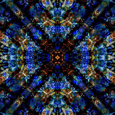 Kusursuz desenli soyut kare. Soyut arkaplan. Doku yaratıcı modern kaleydoskop