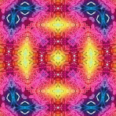 Kusursuz desenli soyut kare. Soyut arkaplan. Doku yaratıcı modern kaleydoskop