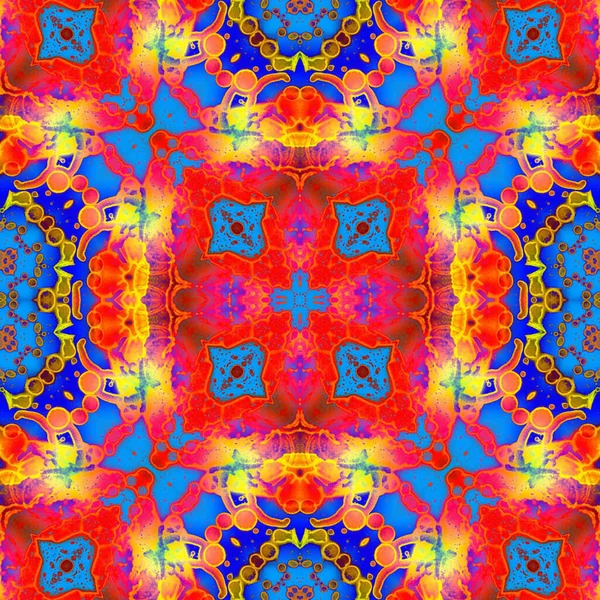 Kusursuz desenli soyut kare. Soyut arkaplan. Doku yaratıcı modern kaleydoskop