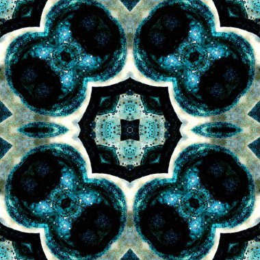 Kusursuz desenli soyut kare. Soyut arkaplan. Doku yaratıcı modern kaleydoskop