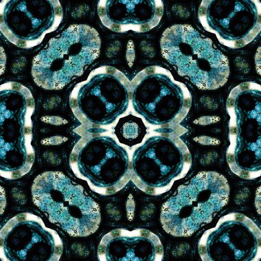 Kusursuz desenli soyut kare. Soyut arkaplan. Doku yaratıcı modern kaleydoskop