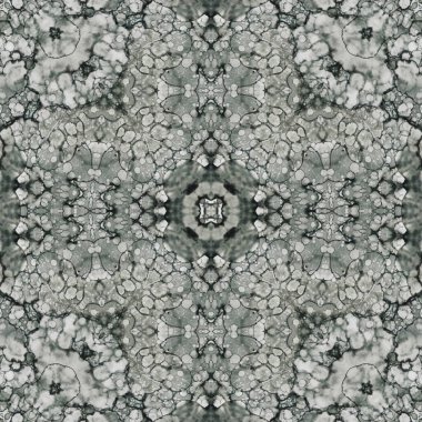 Kusursuz desenli soyut kare. Soyut arkaplan. Doku yaratıcı modern kaleydoskop