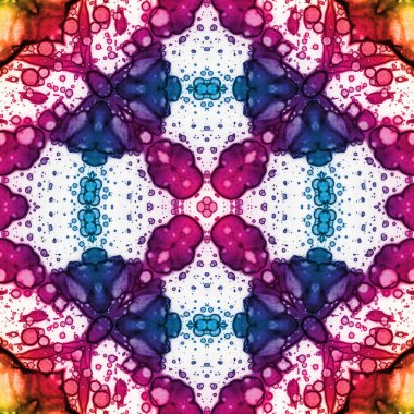 Kusursuz desenli soyut kare. Soyut arkaplan. Doku yaratıcı modern kaleydoskop