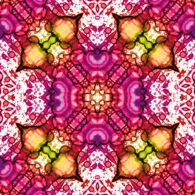 Kusursuz desenli soyut kare. Soyut arkaplan. Doku yaratıcı modern kaleydoskop