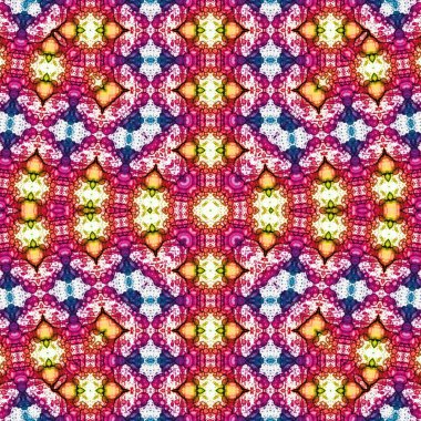 Kusursuz desenli soyut kare. Soyut arkaplan. Doku yaratıcı modern kaleydoskop