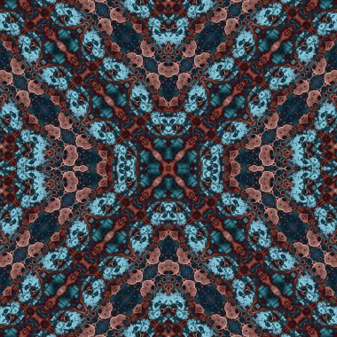 Kusursuz desenli soyut kare. Soyut arkaplan. Doku yaratıcı modern kaleydoskop