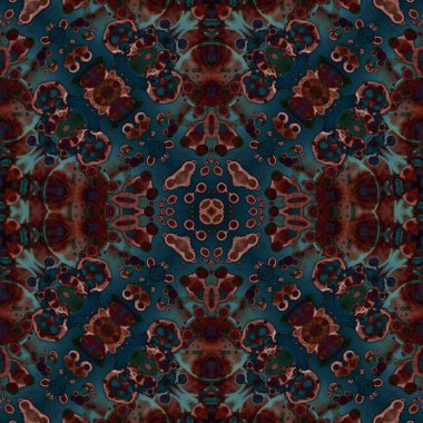 Kusursuz desenli soyut kare. Soyut arkaplan. Doku yaratıcı modern kaleydoskop