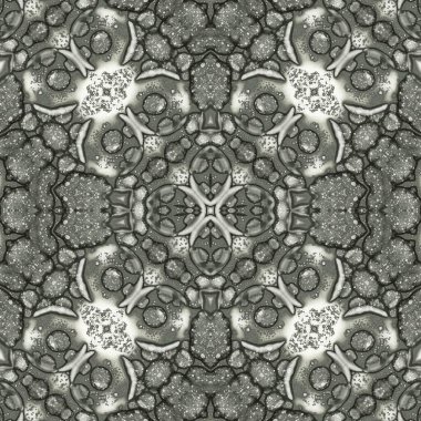 Kusursuz desenli soyut kare. Soyut arkaplan. Doku yaratıcı modern kaleydoskop