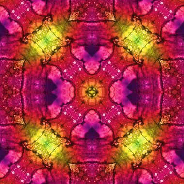 Kusursuz desenli soyut kare. Soyut arkaplan. Doku yaratıcı modern kaleydoskop