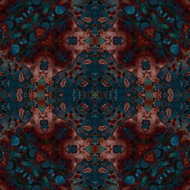 Kusursuz desenli soyut kare. Soyut arkaplan. Doku yaratıcı modern kaleydoskop