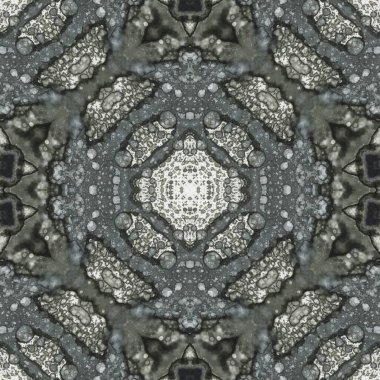 Kusursuz desenli soyut kare. Soyut arkaplan. Doku yaratıcı modern kaleydoskop